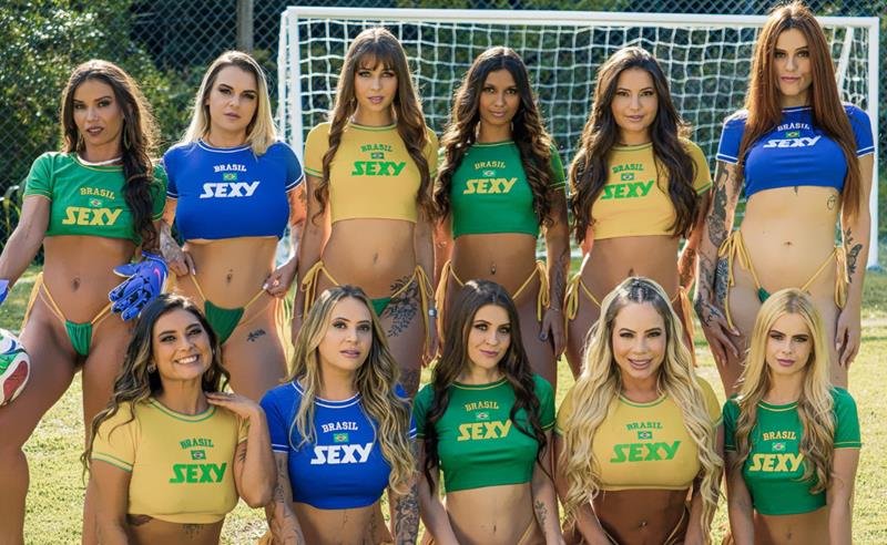 É ano de COPA! E a revista Sexy
seleciona 11 gatas em busca do HEXA