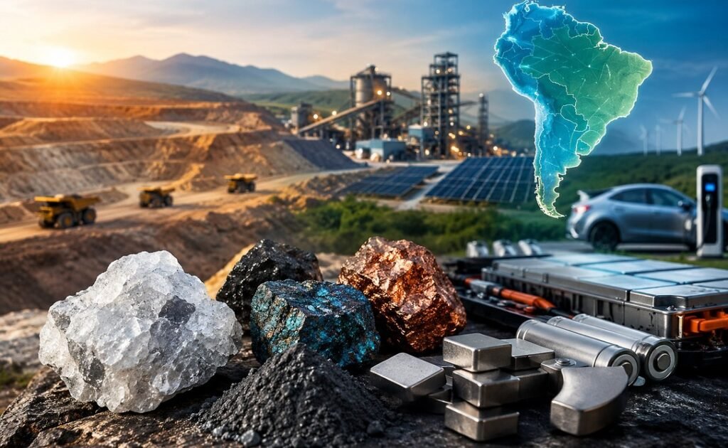 Lítio, terras raras e transição energética: por que a América do Sul voltou ao centro da geopolítica mundial
